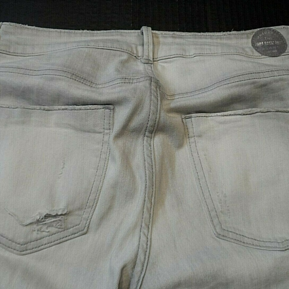 Zara Basic Z1975 Womens Jeans Distressed Size 4 - Picture 7 of 8